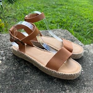 Soludos Cadiz Espadrille Leather Sandals